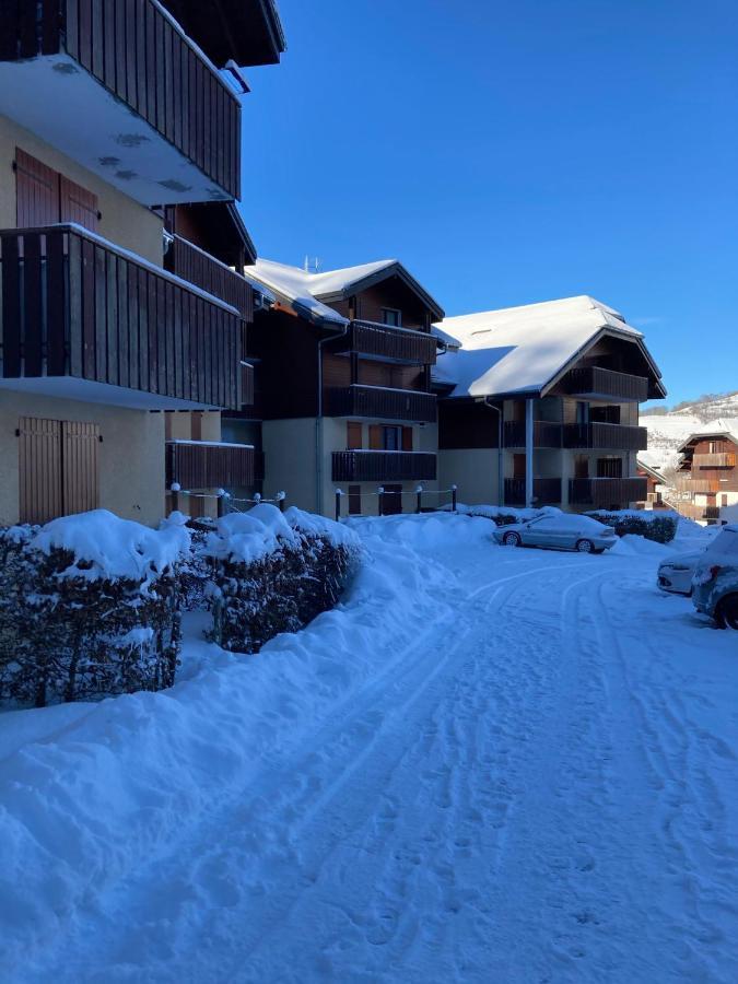 Appartement 2 Pieces Pieds Des Pistes Terrasse Face A La Montagne Bernex Exteriör bild