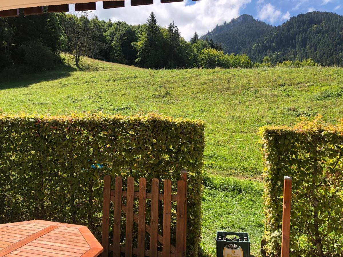 Appartement 2 Pieces Pieds Des Pistes Terrasse Face A La Montagne Bernex Exteriör bild